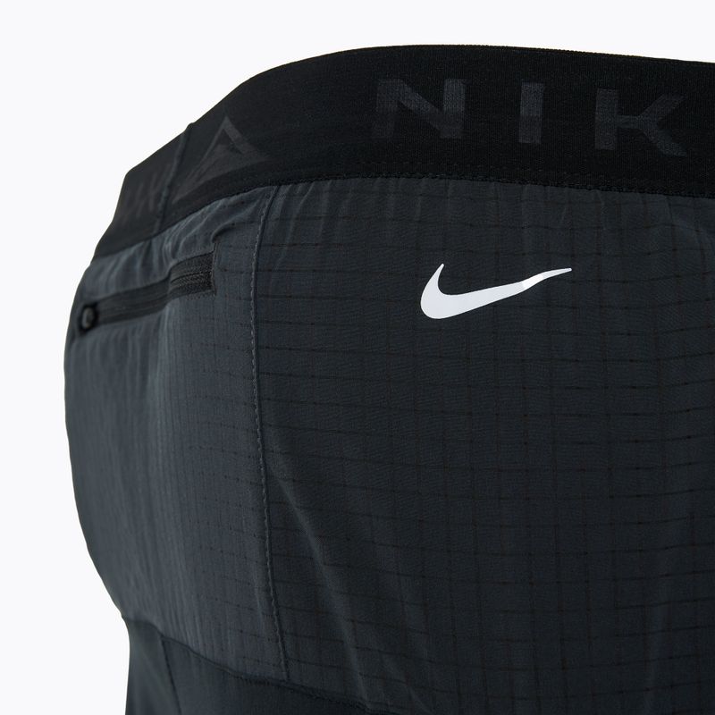 Pantaloni scurți de alergare pentru bărbați Nike Trial Second Sunrise Dri-Fit black/dark smoke grey/white 3