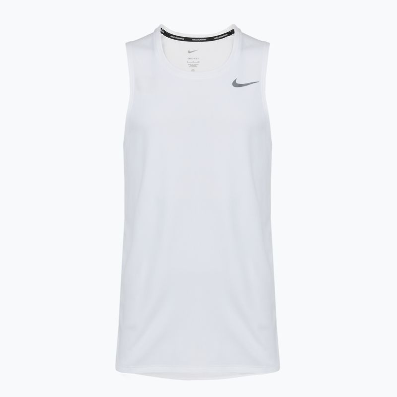 Tricou de alergare pentru bărbați Nike Dri-Fit Miler white 7