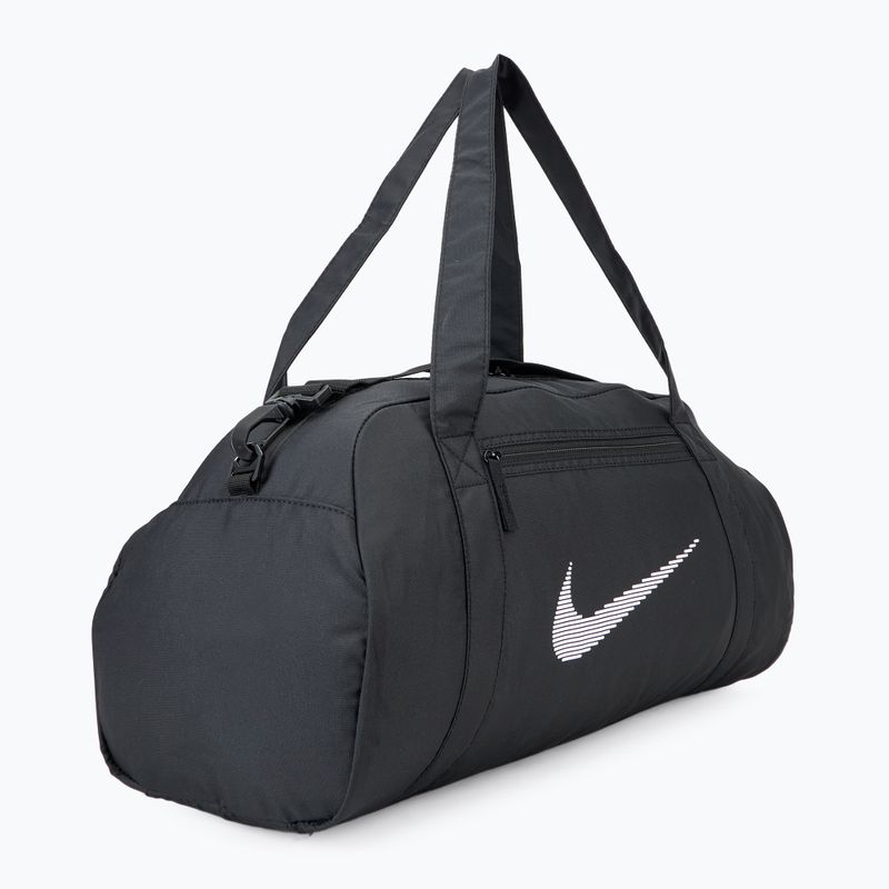 Geantă de antrenament pentru femei Nike Gym Club 24 l black/black/white 2