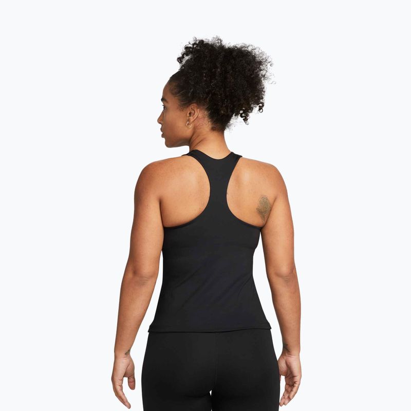 Tricou pentru femei Nike Swoosh Medium Support Bra black/black/white 3