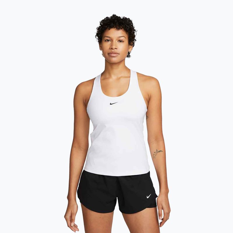 Tricou pentru femei Nike Swoosh Medium Support Bra white/stone mauve/black
