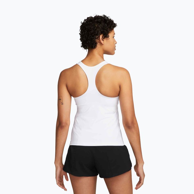 Tricou pentru femei Nike Swoosh Medium Support Bra white/stone mauve/black 3