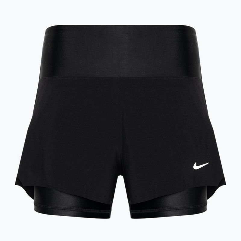 Pantaloni scurți de alergare pentru femei Nike Dri-Fit Swift Mid-Rise 3" 2IN1