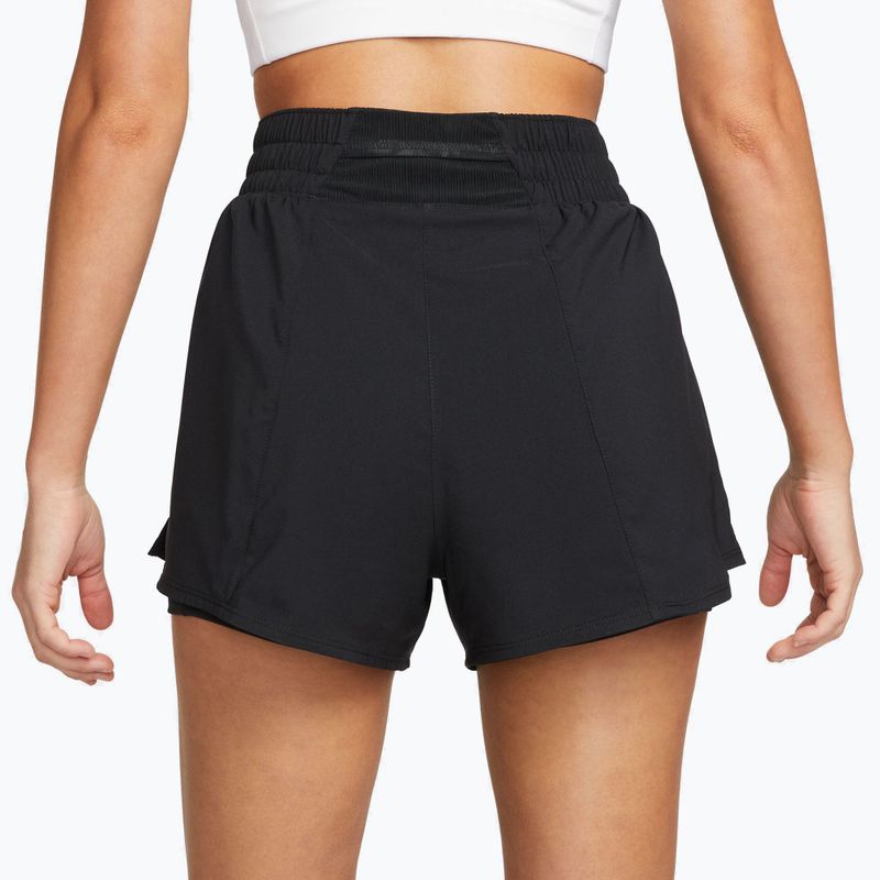 Pantaloni scurți pentru femei Nike One Dri-Fit High-Waisted 3" 2In1 black 4