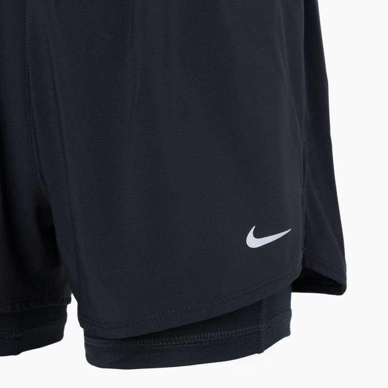 Pantaloni scurți pentru femei Nike One Dri-Fit High-Waisted 3" 2In1 black 3