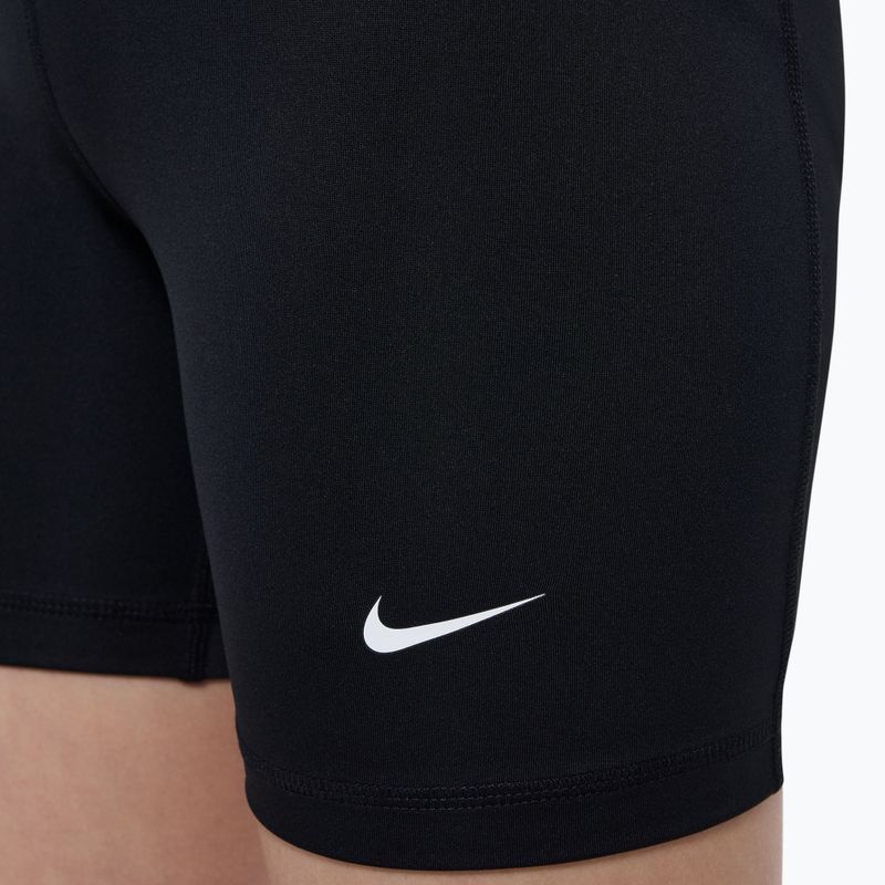 Pantaloni scurți pentru copii Nike Pro Dri-Fit 5" carbon black/white 6