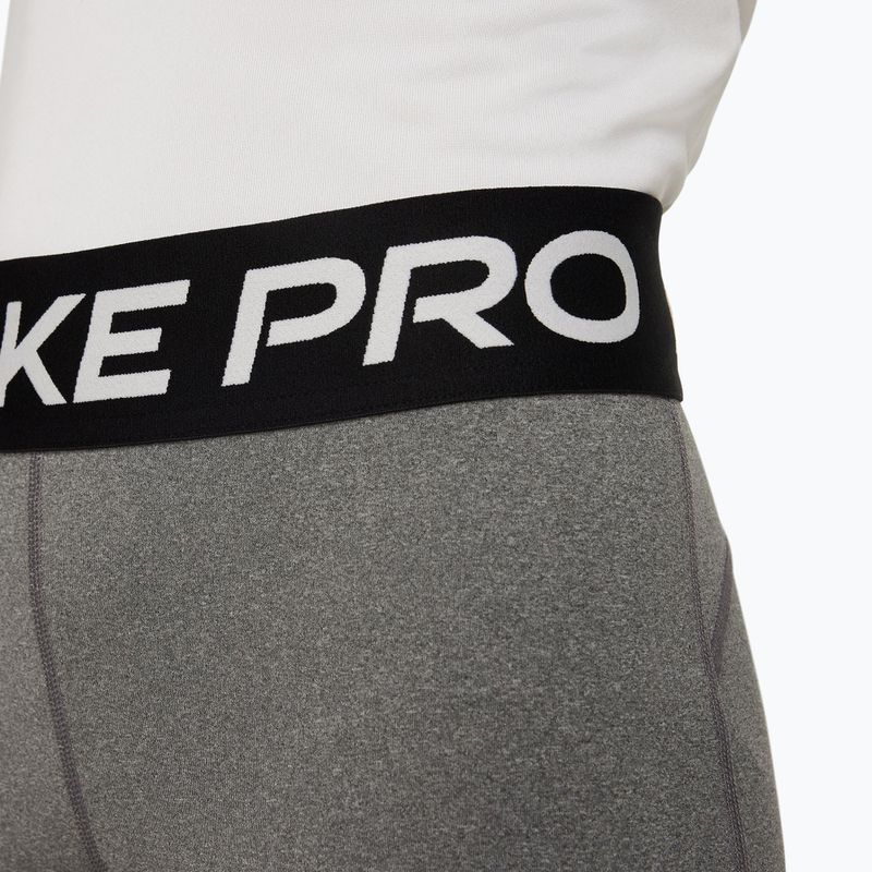 Pantaloni scurți pentru copii Nike Pro Dri-Fit 5" carbon heather/white 5