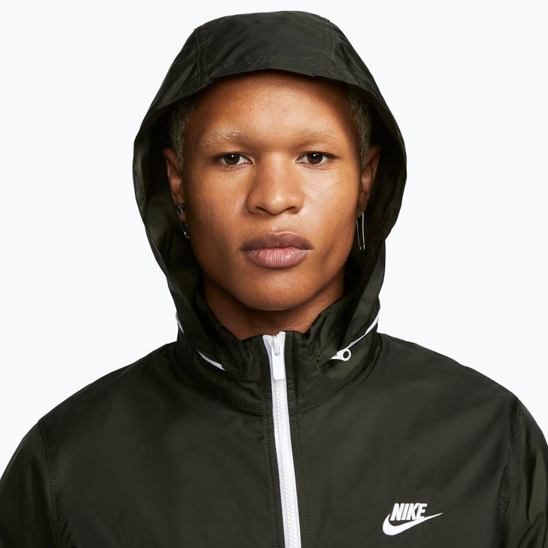 Trening pentru bărbați Nike Sportswear Club Lined Woven sequoia/white 5