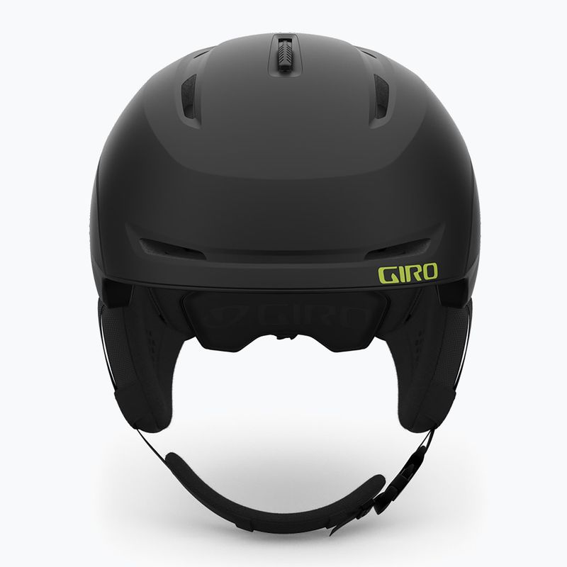 Cască de schi Giro Neo matte black/ano green 3