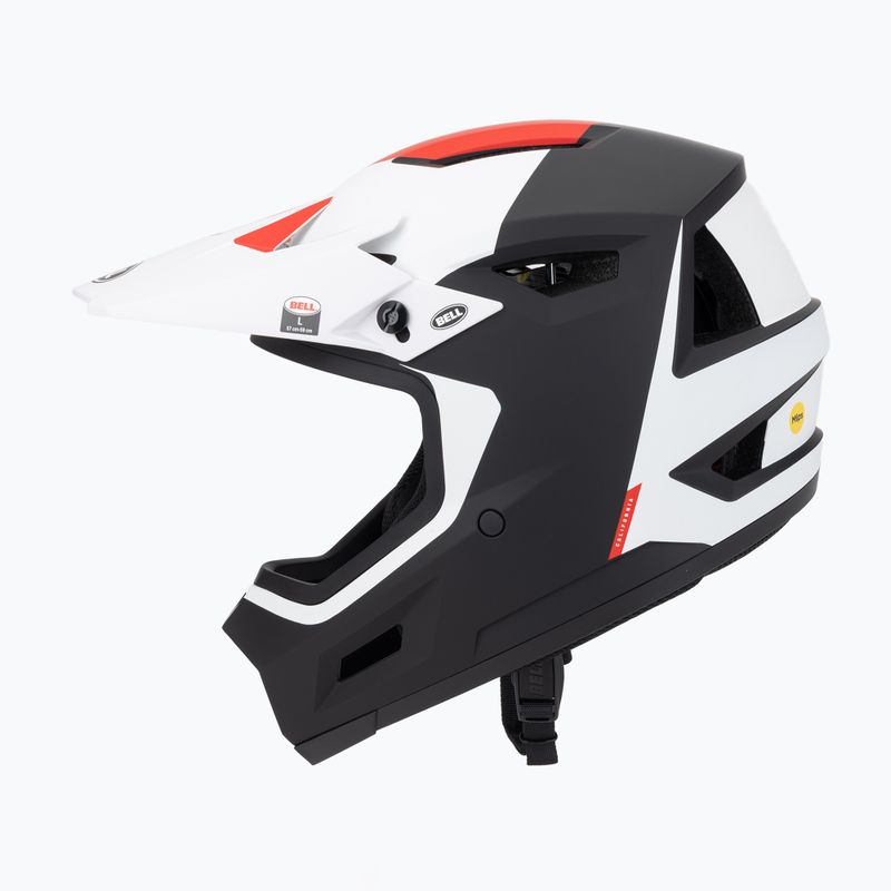 Cască de bicicletă Bell Sanction 2 DLX Mips matte black/white 3