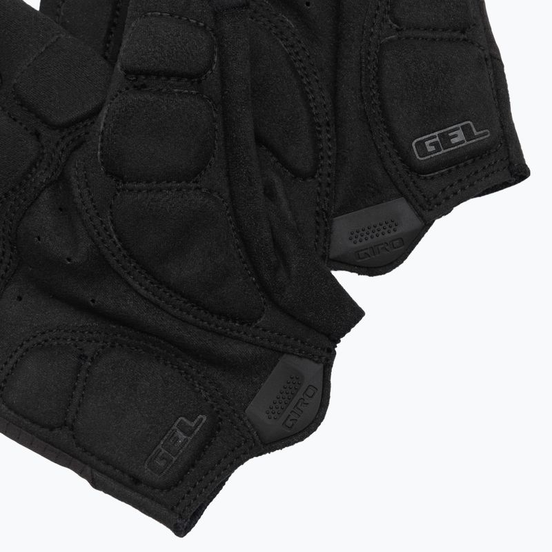 Mănuși de ciclism pentru bărbați Giro Bravo Gel II black 5