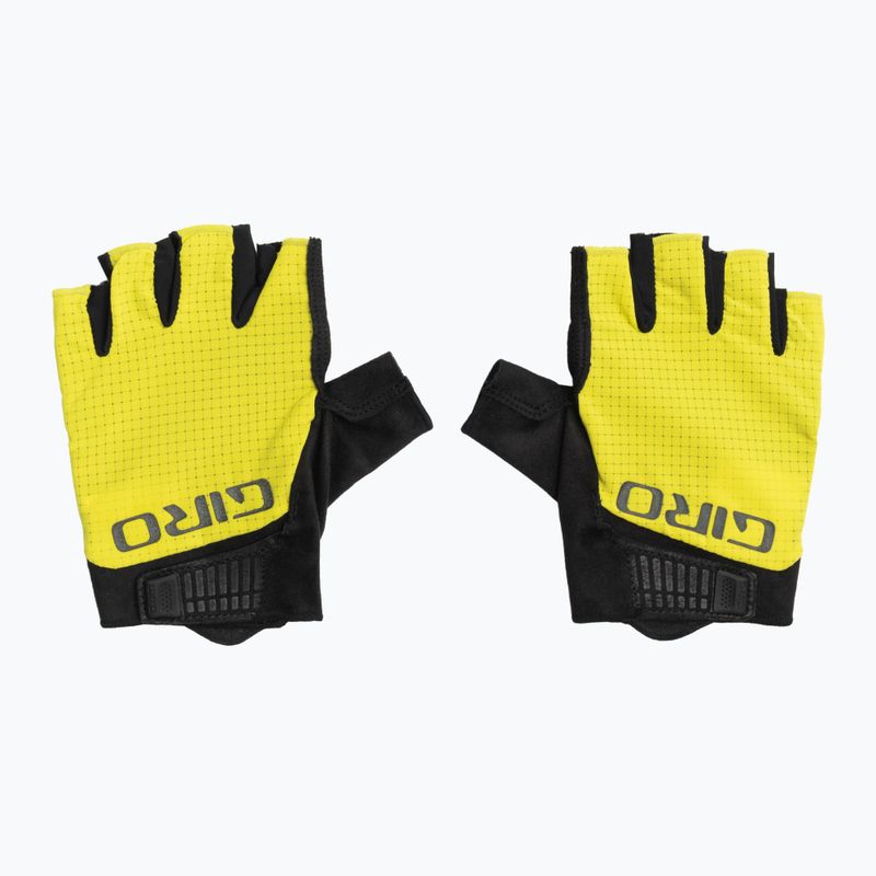 Mănuși de ciclism pentru bărbați Giro Bravo Gel II highlight yellow 2