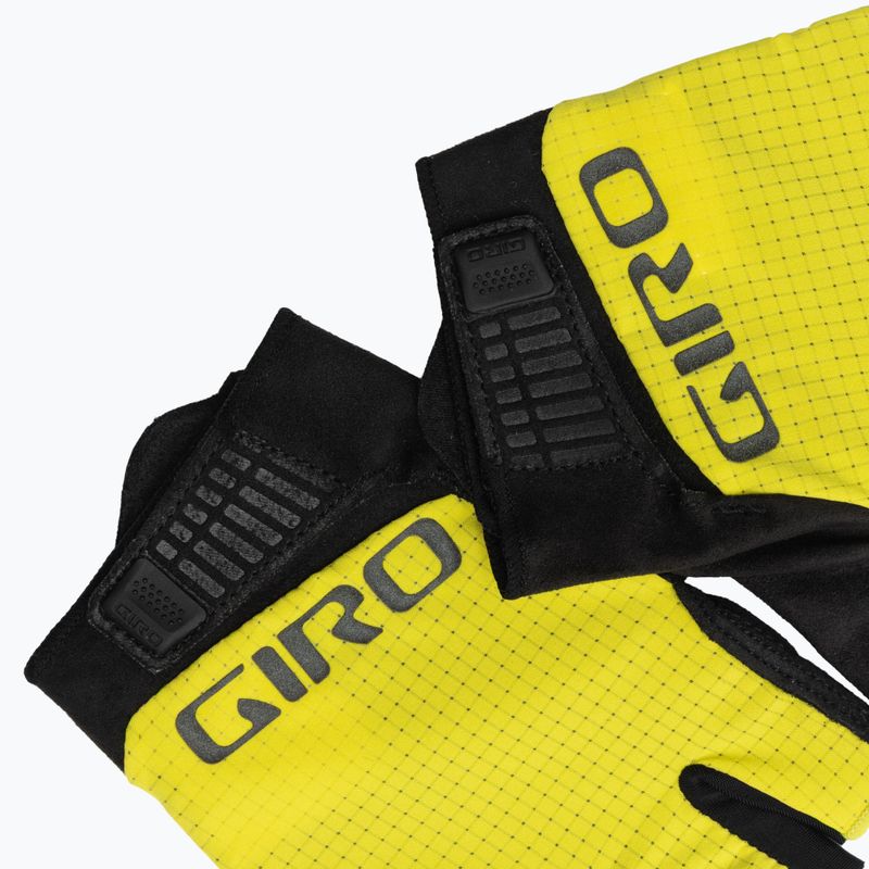 Mănuși de ciclism pentru bărbați Giro Bravo Gel II highlight yellow 4