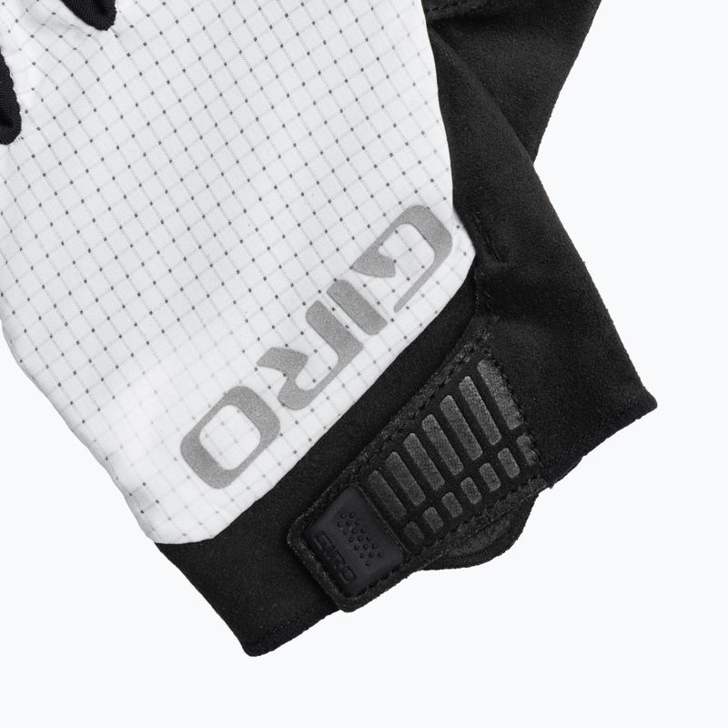 Mănuși de ciclism pentru bărbați Giro Bravo Gel II white 4