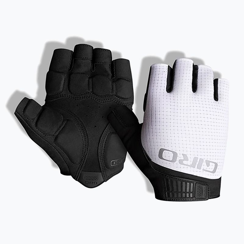 Mănuși de ciclism pentru bărbați  Giro Bravo Gel II white