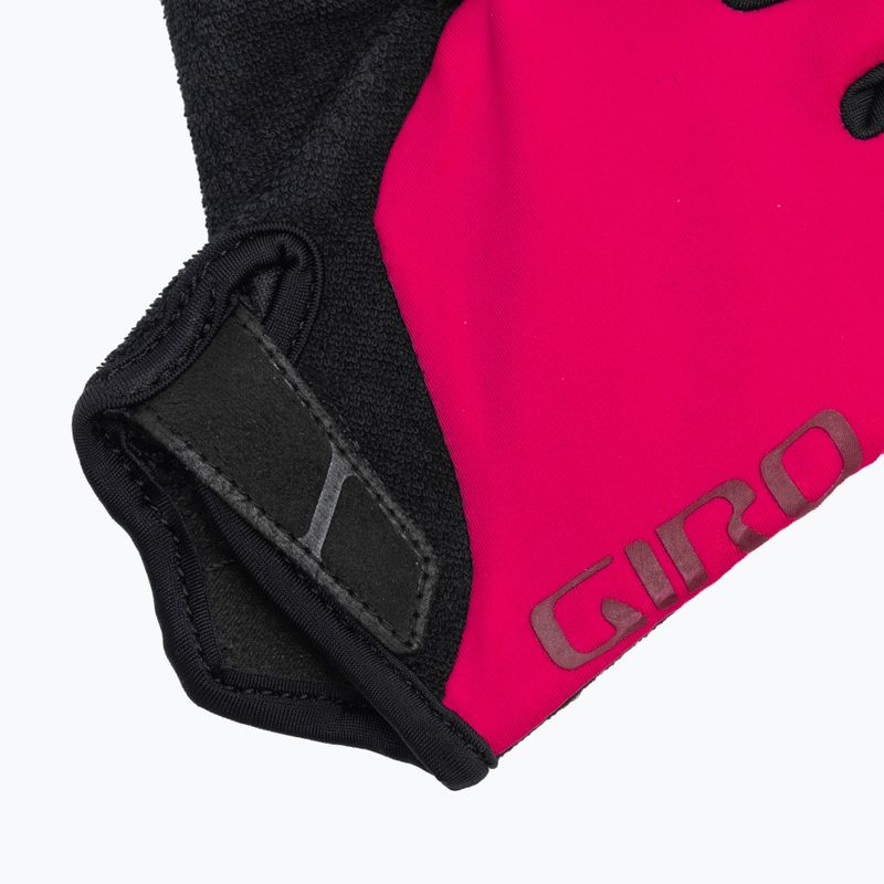 Mănuși de ciclism pentru femei Giro Jag'ette raspberry/dark cherry 4