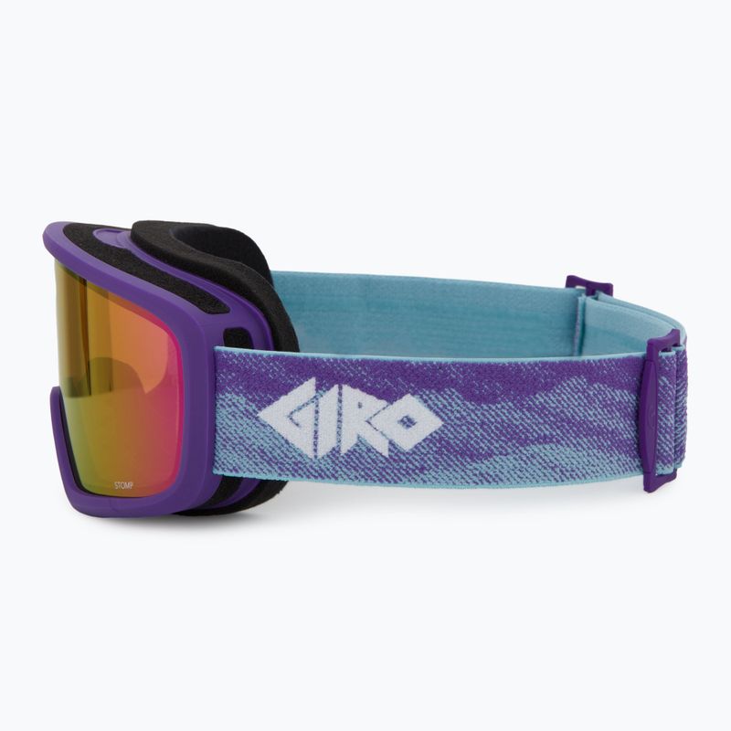 Ochelari de schi pentru copii Giro Stomp purple linticular/ amber pink 4