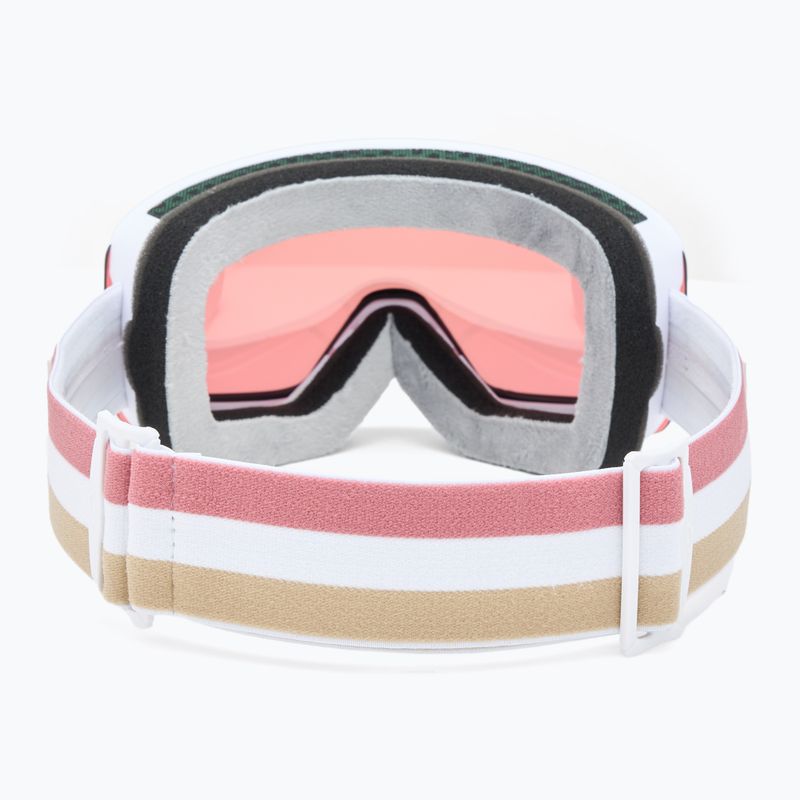 Ochelari de schi pentru femei Giro Ella white lx stripe/rose gold/infrared 4