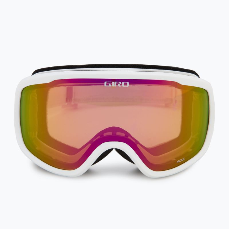 Ochelari de schi pentru femei Giro Moxie white & grey chute/ amber pink/ yellow 3
