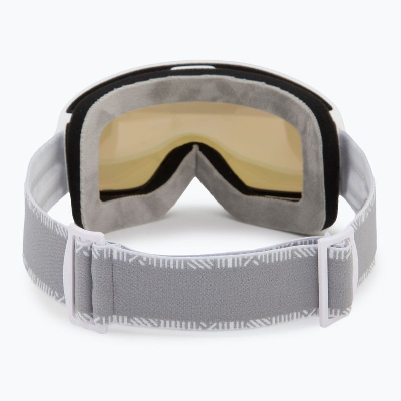 Ochelari de schi pentru femei Giro Moxie white & grey chute/ amber pink/ yellow 4