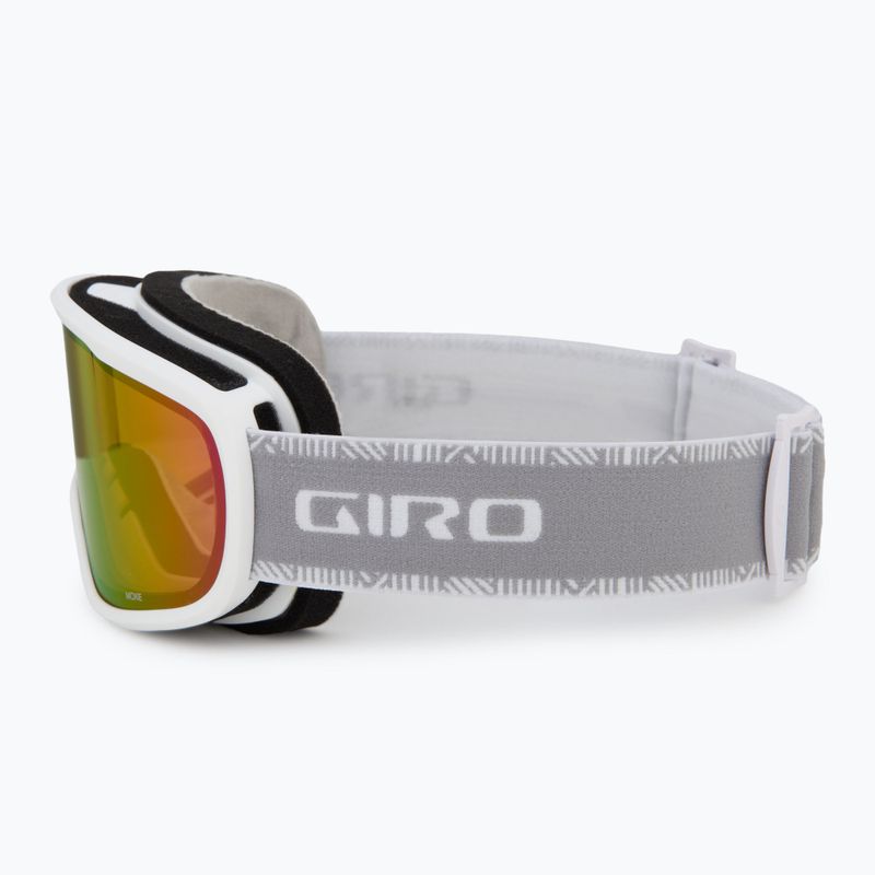 Ochelari de schi pentru femei Giro Moxie white & grey chute/ amber pink/ yellow 5