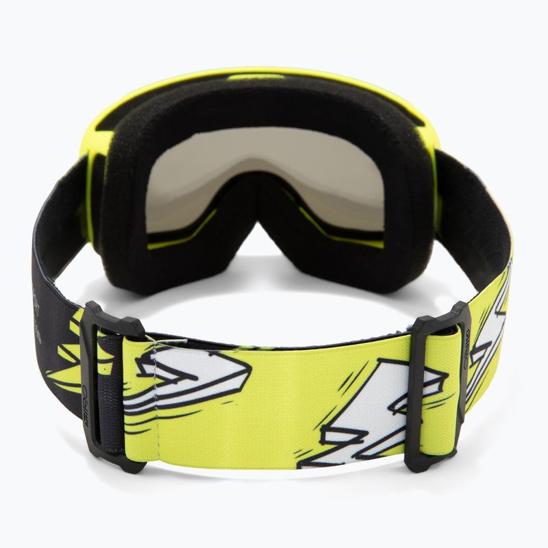 Ochleari de schi pentru copii Giro Buster Jr yellow bolts/ultra black 3