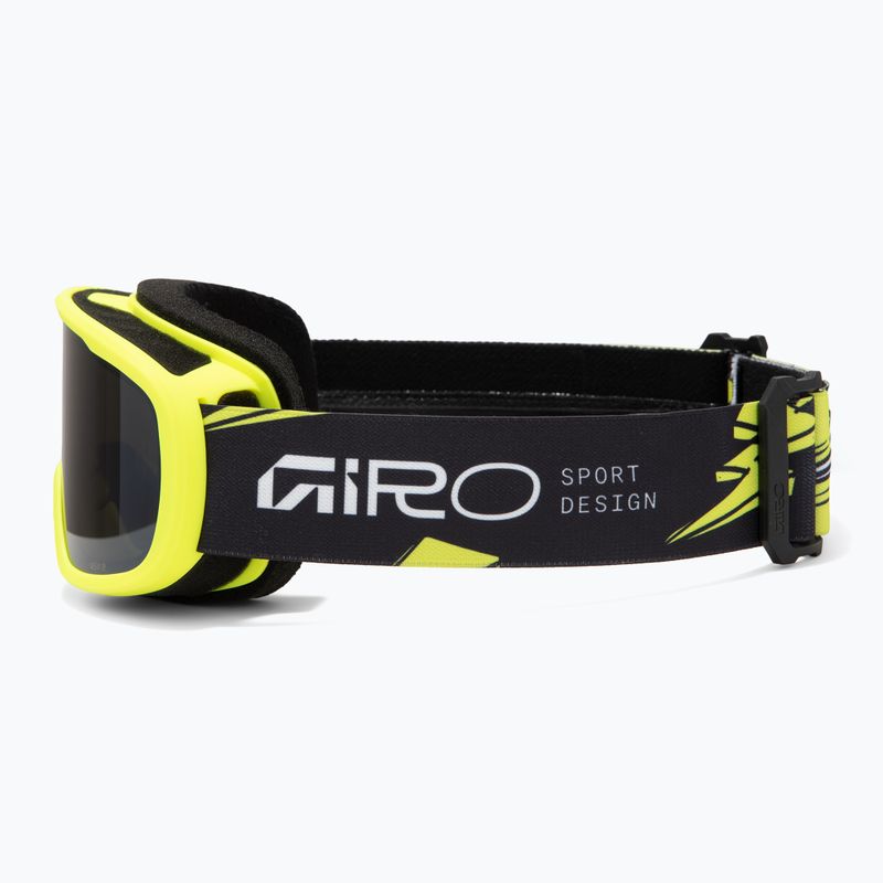 Ochleari de schi pentru copii Giro Buster Jr yellow bolts/ultra black 4