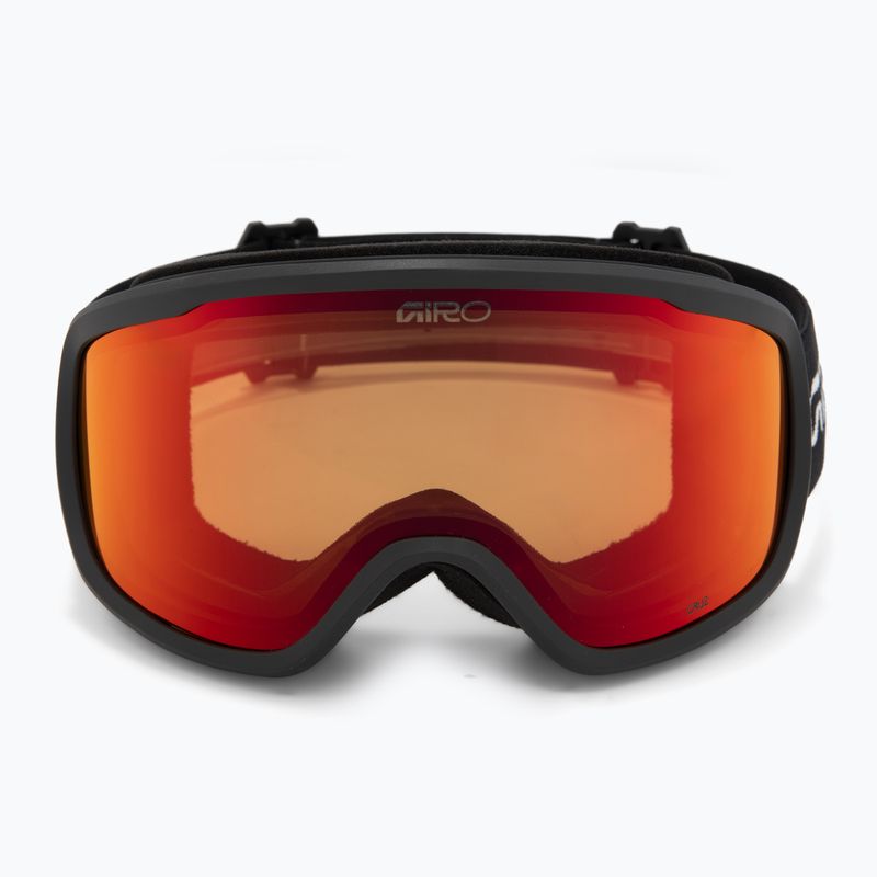 Ochleari de schi Giro Cruz black stacked/amber scarlet 2