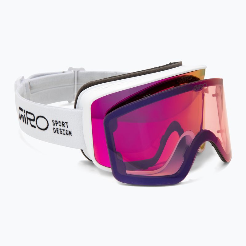 Ochleari de schi Giro Method white stacked/vivid pink/vivid infrared