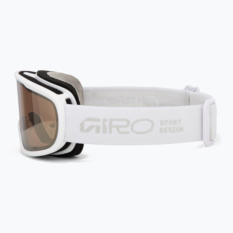 Ochelari de schi pentru femei Giro Moxie white stacked/amber gold/yellow 5