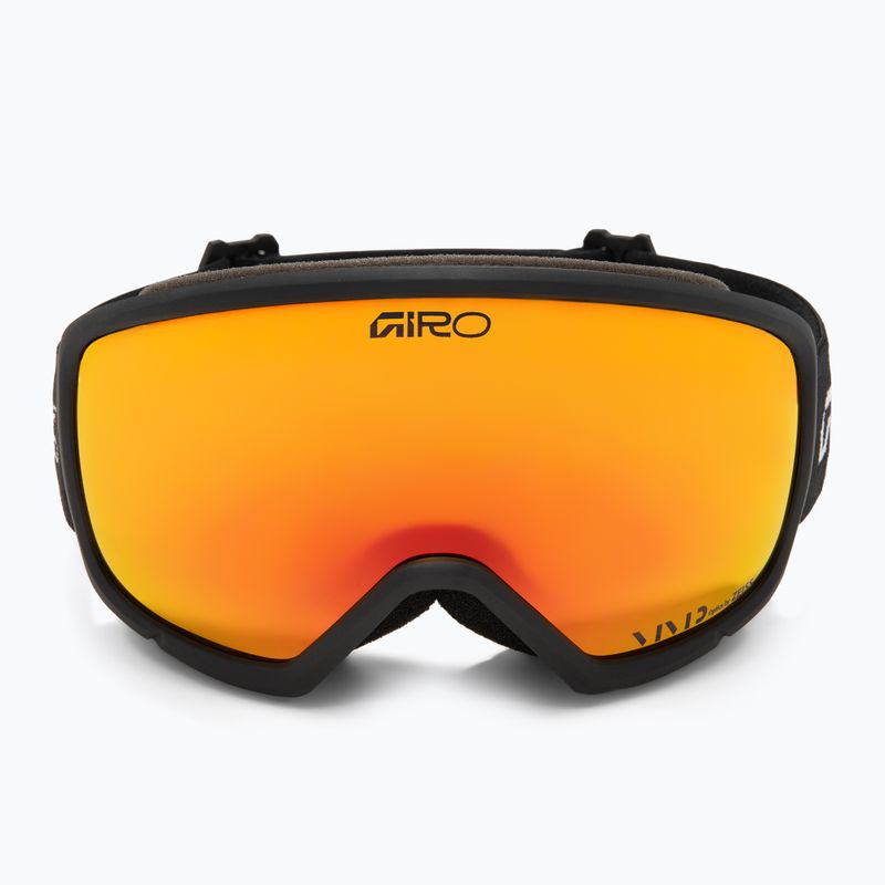 Ochleari de schi Giro Ringo black stacked/vivid ember 2