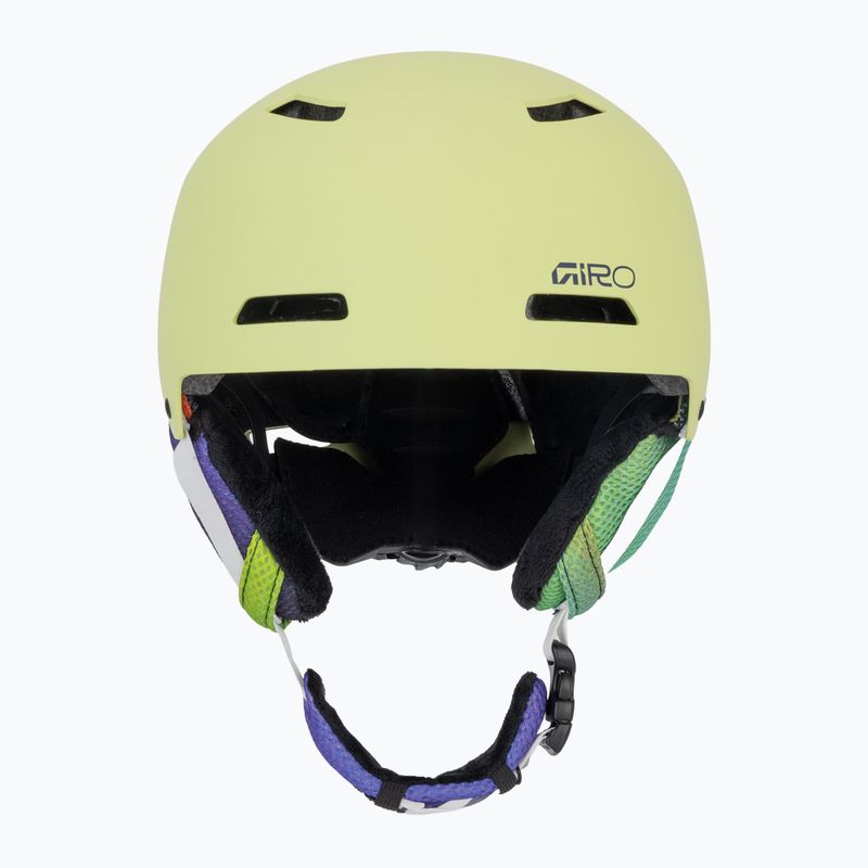 Cască de schi pentru copii Giro Crue matte fluorescent green 2