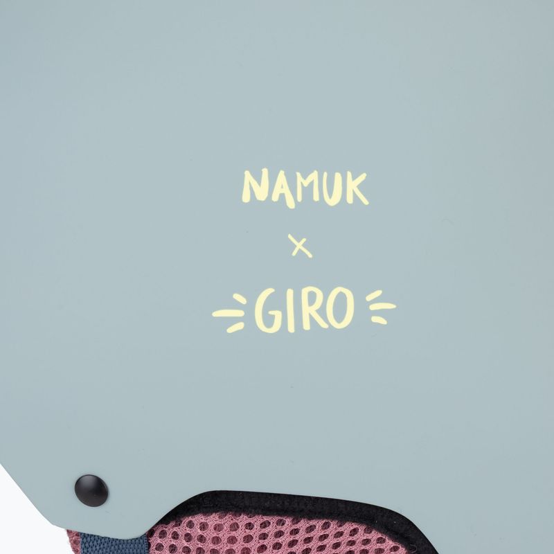 Cască de schi pentru copii Giro Crue matte light blue namuk 8