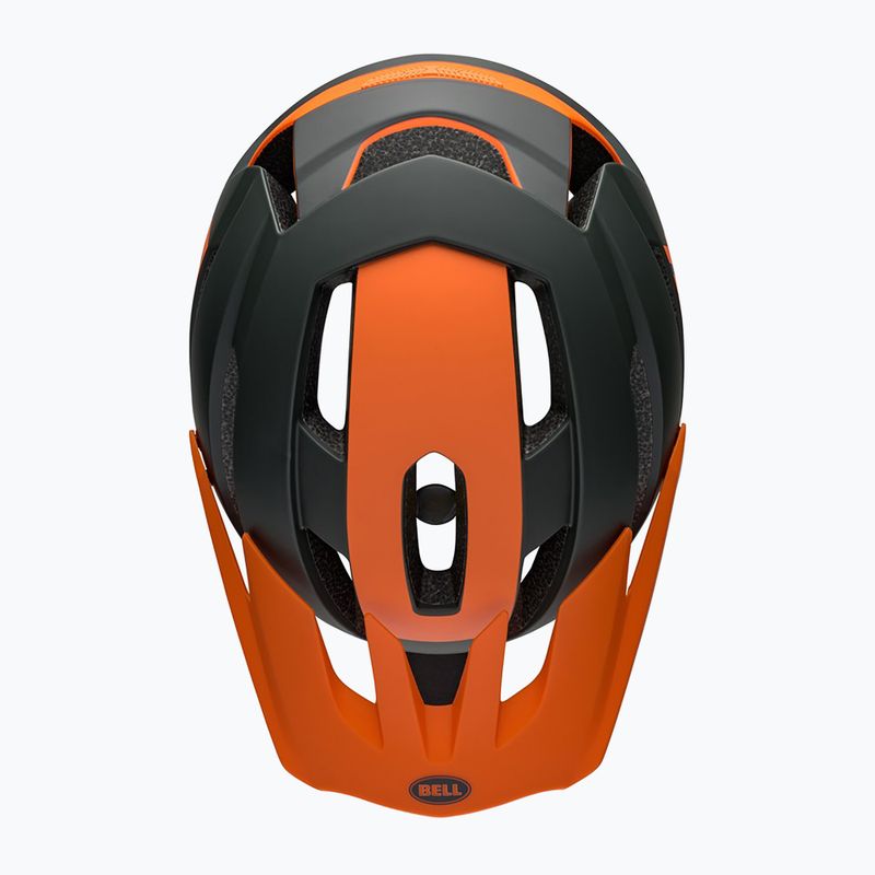Cască de ciclism Bell 4Forty Air Integrated MIPS matte dark green/orange 4