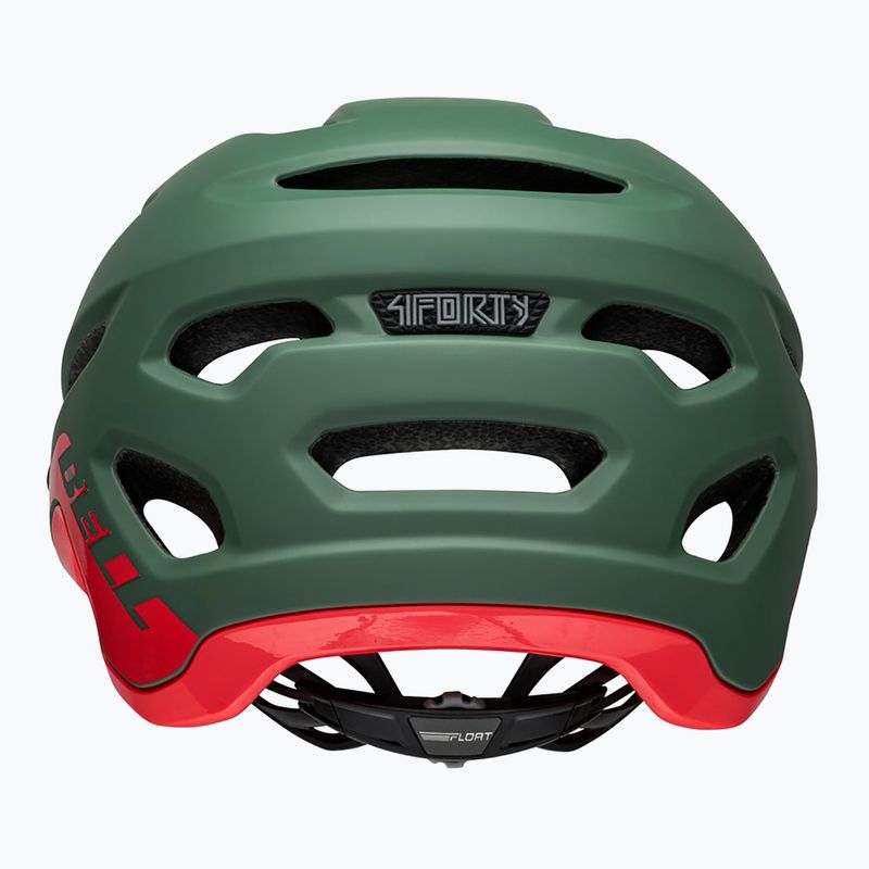 Cască de ciclism Bell 4Forty gloss dark green/infrared 3