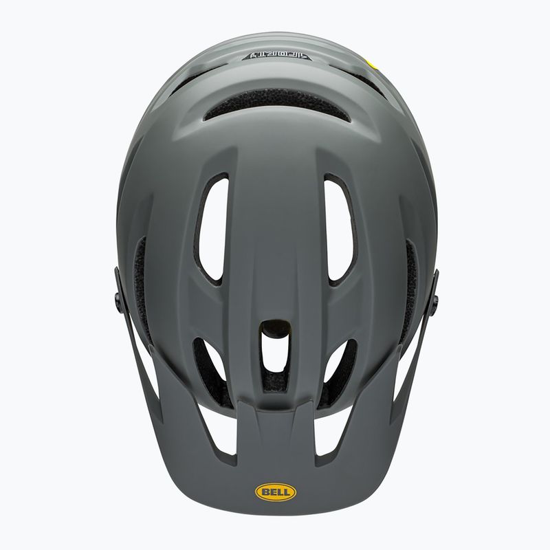 Cască de ciclism Bell 4Forty gloss gray/yellow 4