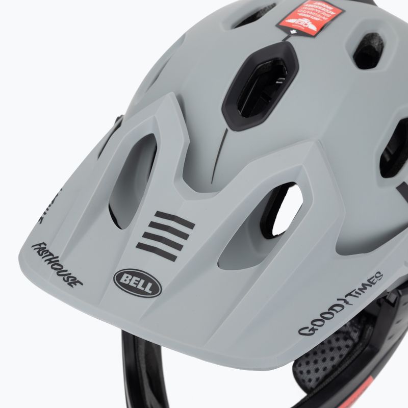 Cască de ciclism Bell FF Super DH MIPS Spherical matte gray/black 9