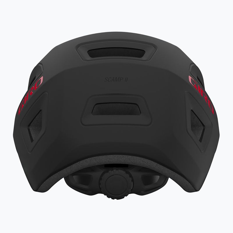 Cască de bicicletă pentru copii Giro Scamp II Integrated MIPS matte black/red 3