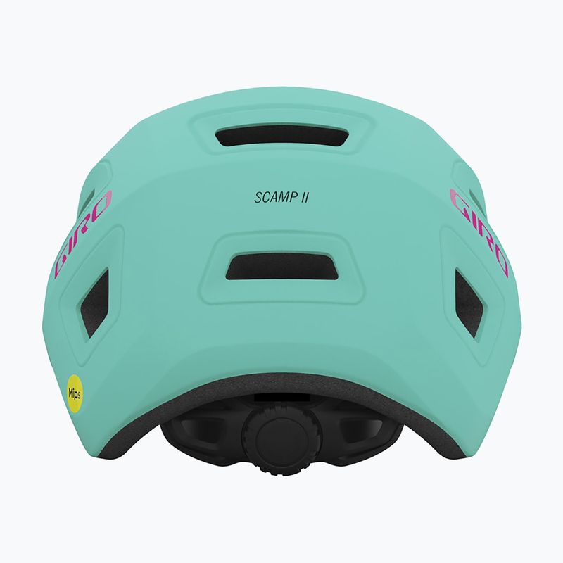 Cască de bicicletă pentru copii Giro Scamp II Integrated MIPS matte screaming teal/bright pink 3