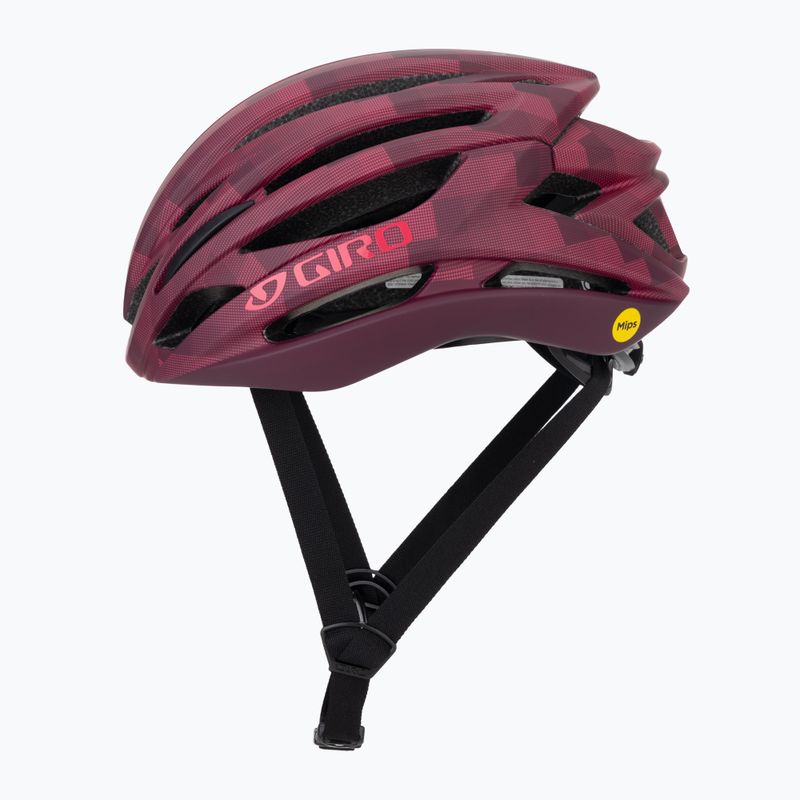 Cască de bicicletă Giro Syntax Integrated MIPS matte dark cherry towers 3