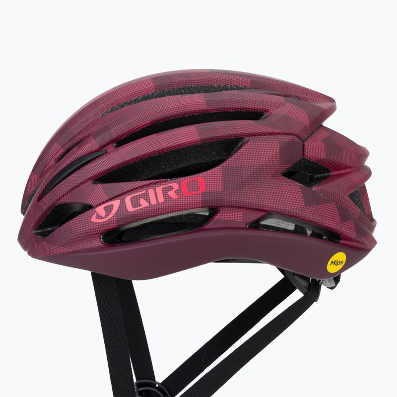 Cască de bicicletă Giro Syntax Integrated MIPS matte dark cherry towers 9