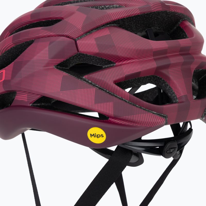 Cască de bicicletă Giro Syntax Integrated MIPS matte dark cherry towers 10