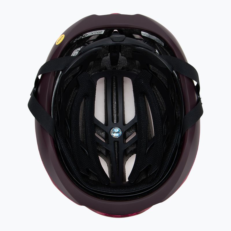 Cască de bicicletă Giro Agilis Integrated MIPS matte dark cherry towers 6