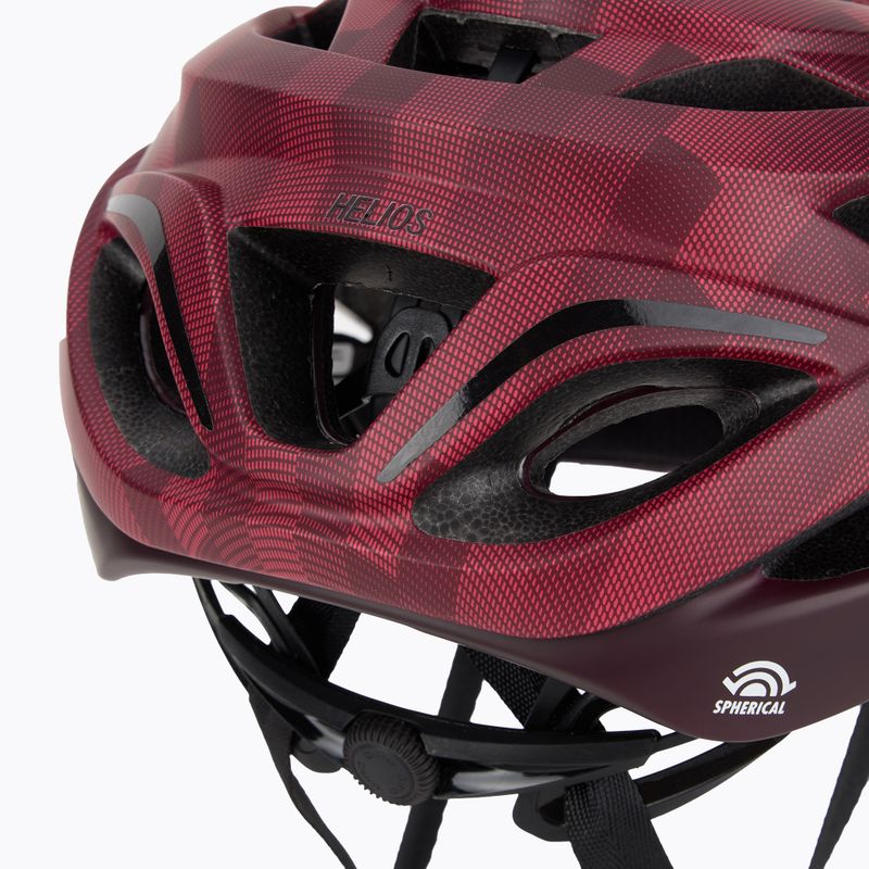 Cască de bicicletăGiro Helios Spherical MIPS matte dark cherry towers 7