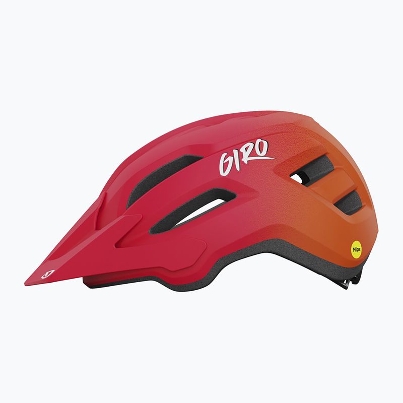 Cască de ciclism pentru copii Giro Fixture II Integrated MIPS matte red fade 2
