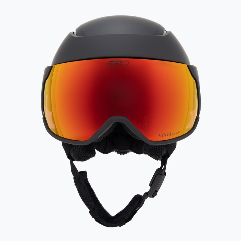 Cască de schi Giro Orbit Spherical Mips matte black/vivid ember 2