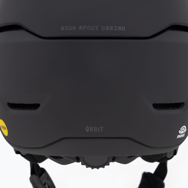 Cască de schi Giro Orbit Spherical Mips matte black/vivid ember 7