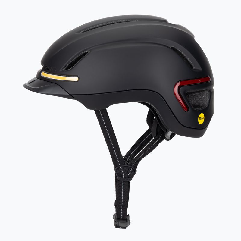 Cască de bicicletă Giro Ethos Integrated MIPS LED matte black 3
