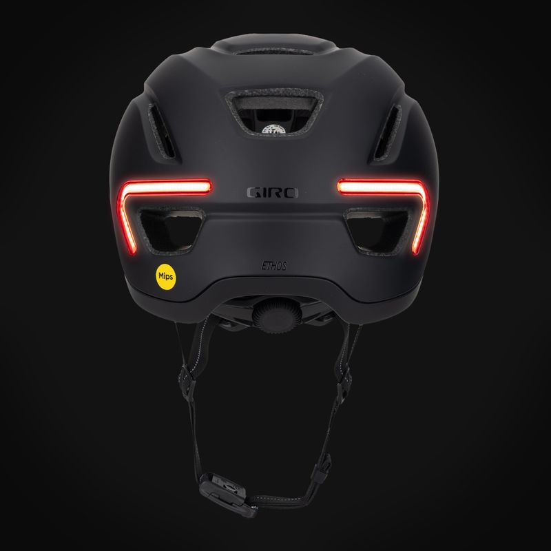 Cască de bicicletă Giro Ethos Integrated MIPS LED matte black 8