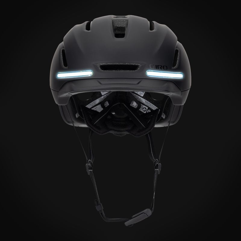 Cască de bicicletă Giro Ethos Integrated MIPS LED matte black 9